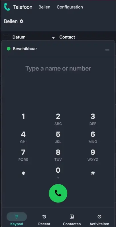 odoo koppeling telefonie