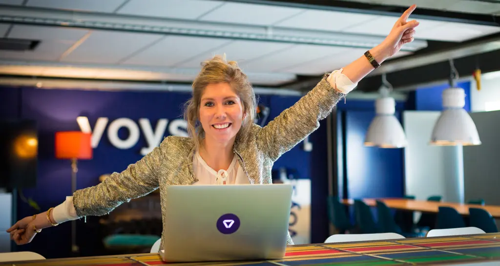 Collega van Voys viert 070-nummer.