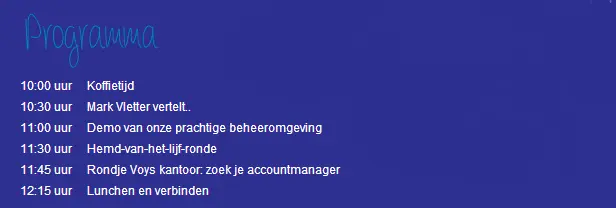 Programma