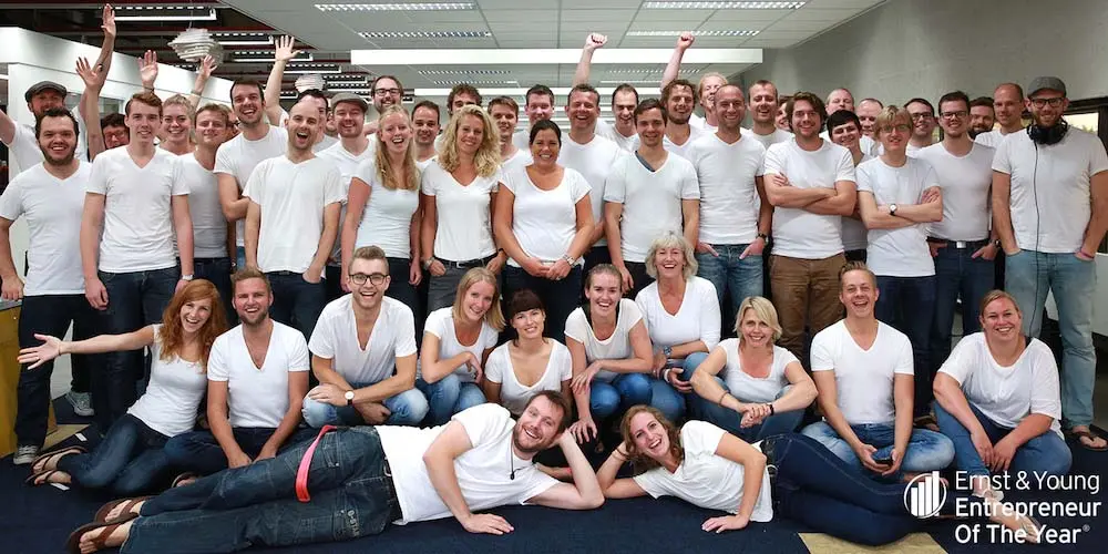 Alle collega's in Mark kostuum Alle collega's in Mark kostuum