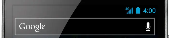 google search bar android 4