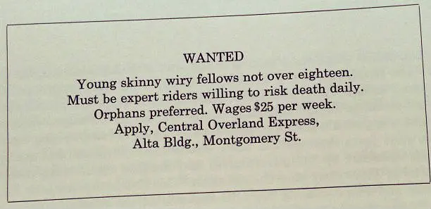 job pony express