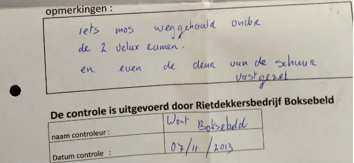klantenservice brief