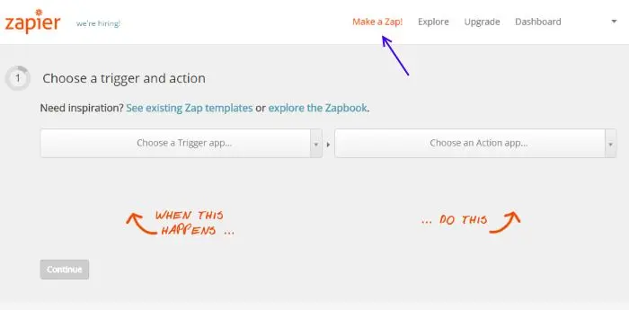 Make a zap Make-a-zap