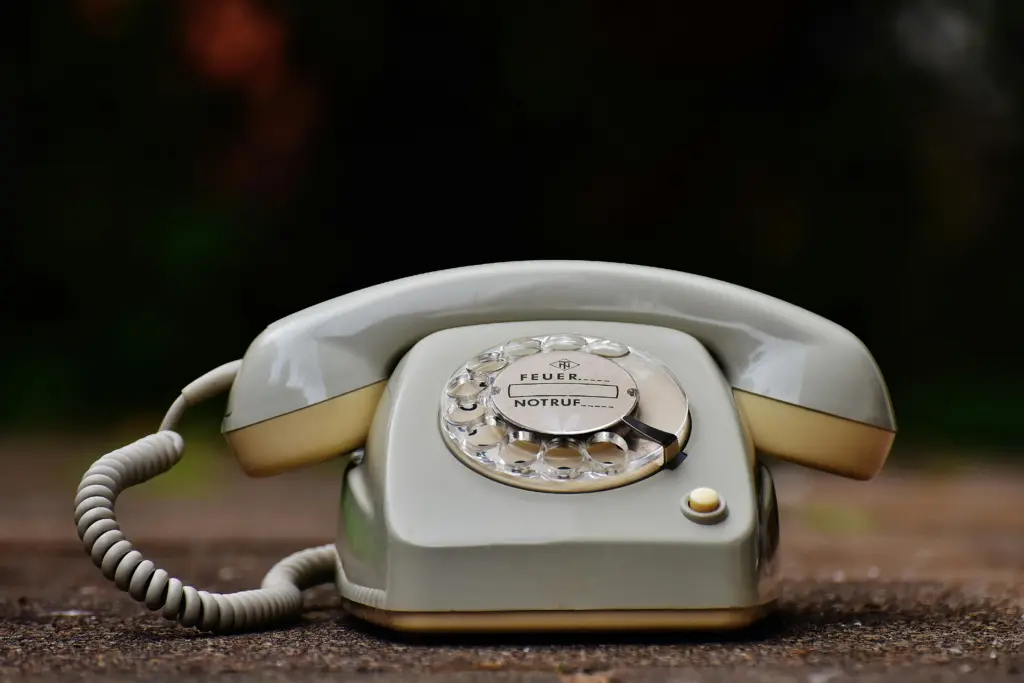 Old Vintage Phone before VoIp arrived